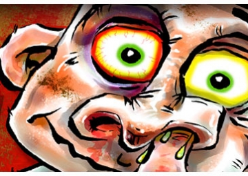 Gruesome book Illustrations