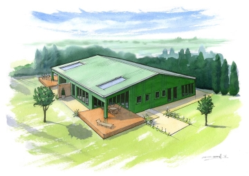 Artist Impression of a barn converstion