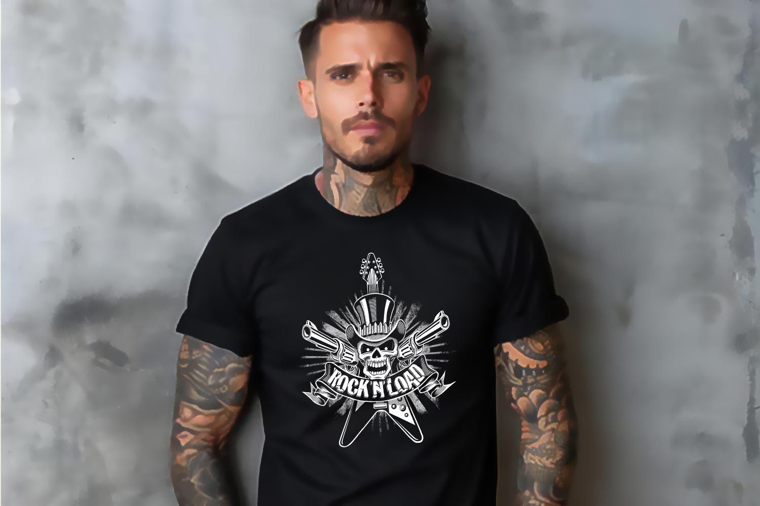 T-shirt design illustration