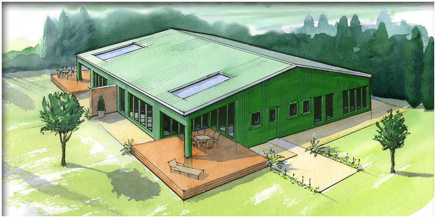 Artist Impression of a barn converstion